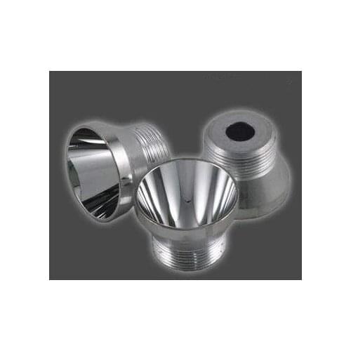 PZD-24 Led Reflective Cup, Size: 24X18mm, Angle: 8 deg, Clean Surface, Materials: Aluminum, Match: CREE XR-E