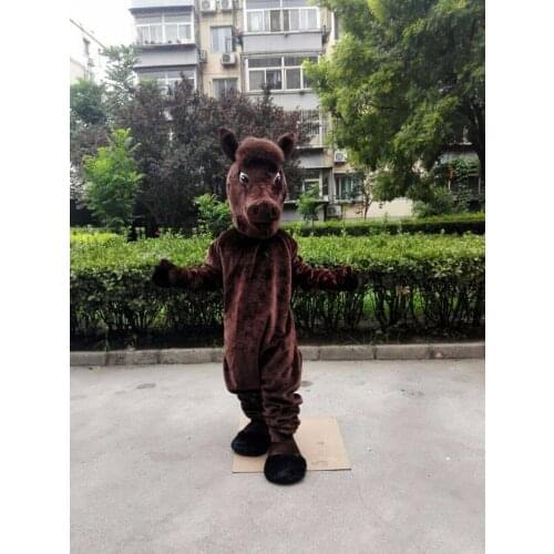 Horse Mascot Costume Cosplay Party Game Dress Unisex Advertising Halloween Adult Interesting Funny Cartoon Character Clothing