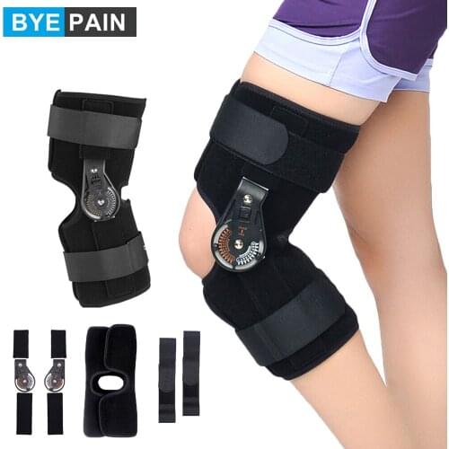 1Pcs BYEPAIN Knee Support, Adjustable Angle Brace Wrap for Leg Injury Sprained knee ligament and Sports