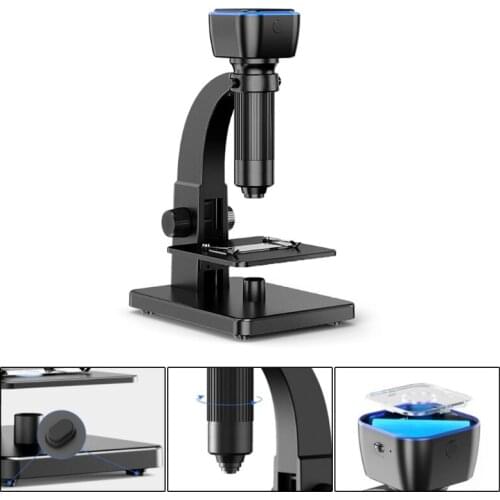 2021 New Professional Biological Microscope with Lens Wifi Digital Microscope 2000X