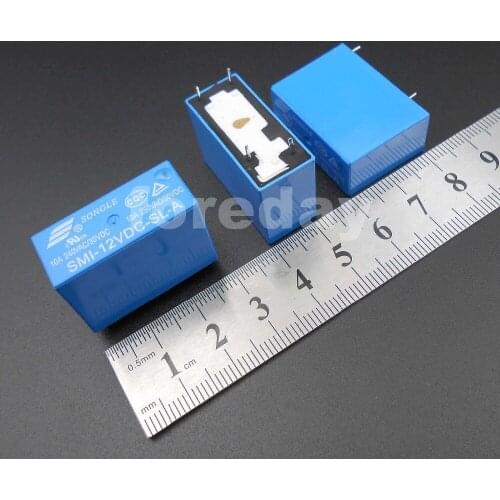 400PCS HQ SONGLE Power Relay SRS PCB 4 Pins 5A 10A 5V 12V 24V SMI-05VDC-SL-A SMI-12VDC-SL-A SMI-24VDC-SL-A 400PCS/LOT *FD785-787
