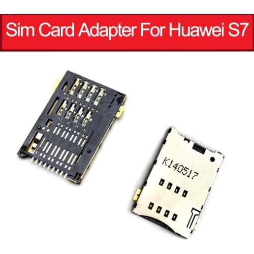 Sim Card Adapter For Huawei S7 S7-601C Sim Card Reader For Huawei MediaPad 10 Link S10-201U Sim Tray Socket Replacement Repair