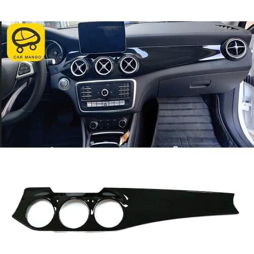 CarMango For Mercedes-Benz GLA-Class X156 CLA C117 Car Dashboard Air Vent Panel Cover Trim Frame Sticker Interior Decoration