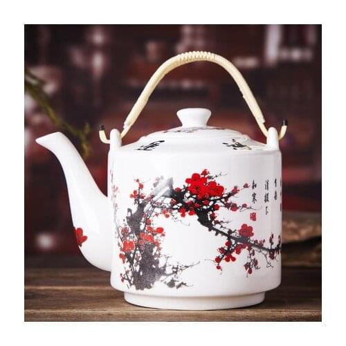 Jingdezhen China Ceramic Teapot large capacity porcelain teapot high temperature resistant vintage tea pot Cold Water Kettle