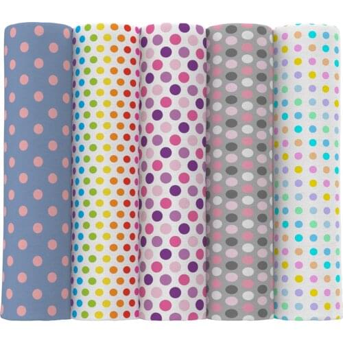 David accessories Dot Polyester Cotton Fabric for Tissue Kids home textile for Sewing Tilda,c13692
