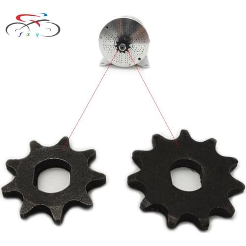 T8F 9T 11T Electric Scooter Sprocket diameter 10mm for #T8F Gear Chain Drive Ebike Bicycle Razor DC Motor MY1020 BM1109 Pinion