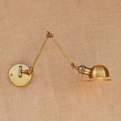 IWHD Antique Vintage Wall Lamp Home Lighting Style Loft Industrial Long Arm Wall Light LED Lamparas De Pared