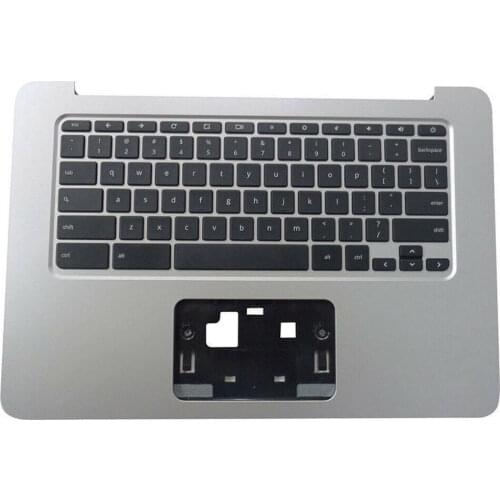 JIANGLUN Used For HP Chromebook 14 G4 Palmrest with Keyboard without Touchpad Silver