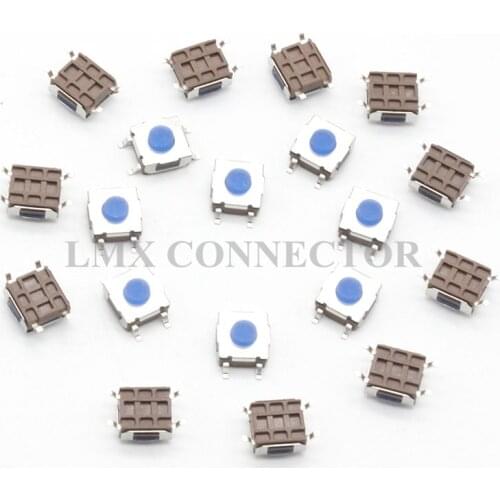 500Pcs Silica Gel Push Button Switches SMT 6x6x3.5/4.3/5/6/7/8/9/10mm SMD 4P Micro Tactile Switch