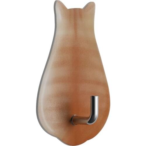 Hook behind the door strong viscose stainless steel seamless glue hook hole-free coat hook wall hanging