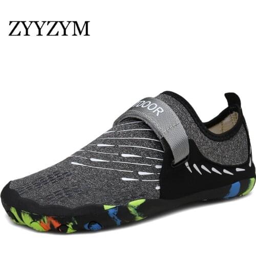 ZYYZYM Men Shoes Summer Waterproof Casual Shoes Men Water Shoes Unisex Beach Walking Shoes Upstream Fashion Sneakers