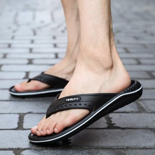 Men Flip Flops Summer Shoes Men Outside Beach Slippers EVA Light Soft Slippers Women Footwear Plus Size Male Sandals Flat Shoes