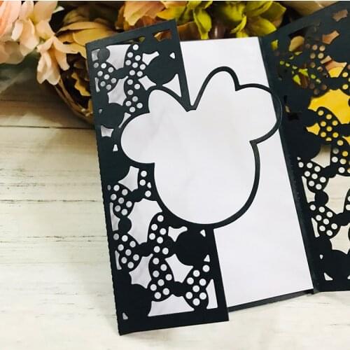 Mouse Lace Wedding Border Metal Cutting Dies Stencils Die Cut for DIY Scrapbooking Album Paper Card Craft