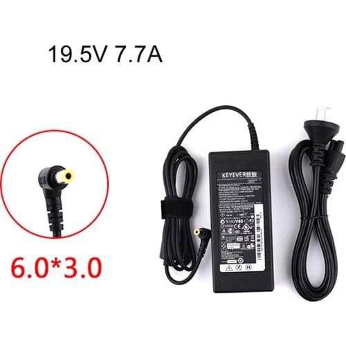 New Laptop Charger Adapter 19.5V 7.7A 6.0*3.0MM For Lenovo A600 150W