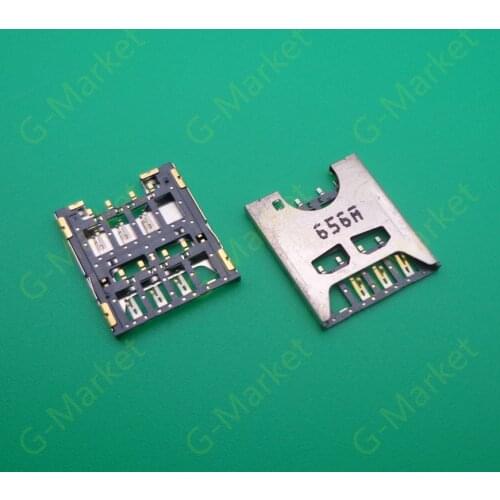 3-100pcs/lot Brand New For HTC Desire 510 Sim Card Reader Module Slot Tray Holder Socket Connector Replacement Part
