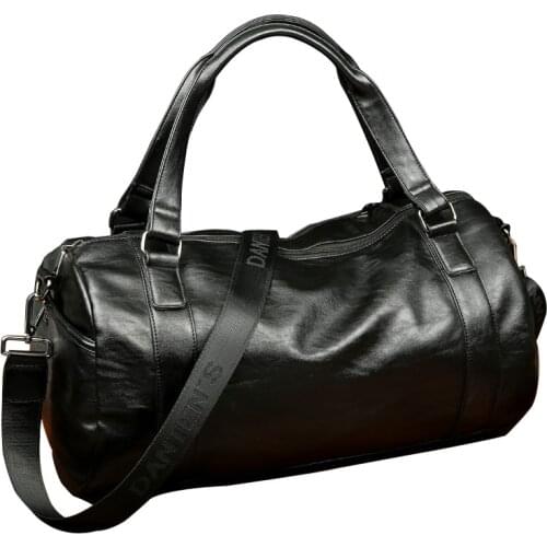 New style men travel bag leather casual men handbag vintage men messenger bag duffel bag PT816