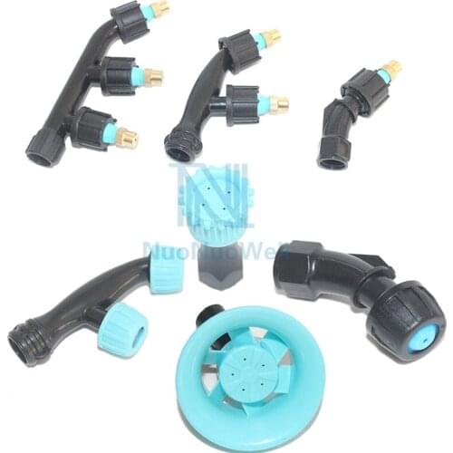 Nuonuowell New Electric Sprayer Nozzle Garden Irrigation Mist Atomize Nozzle Agriculture Spray Insecticide Sprinkler Head 7Types