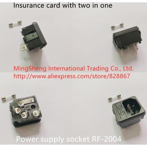 Original new 100% import winfoong genuine original insurance card with two in one power supply socket RF-2004 switch