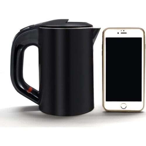 Portable overseas mini trip stainless steel electric kettle small capacity power