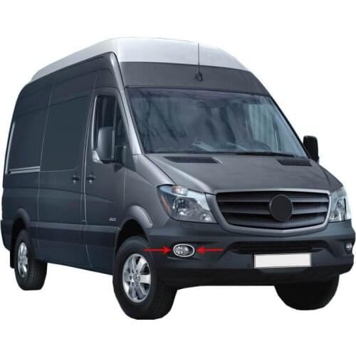 Auto Part ABS Chrome Exterior Headlight Eyebrow Cover Trims Front Light Lamp Frames Stripes for Mercedes Sprinter W906 2013-2018