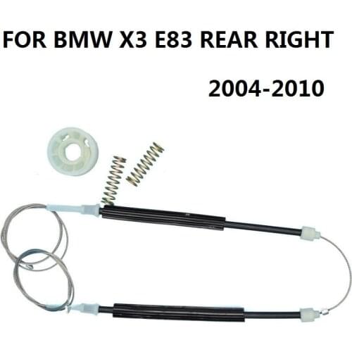 FOR BMW X3 E83 2001-2010 WINDOW REGULATOR REPAIR KIT REAR-RIGHT SIDE NEW 51353448252