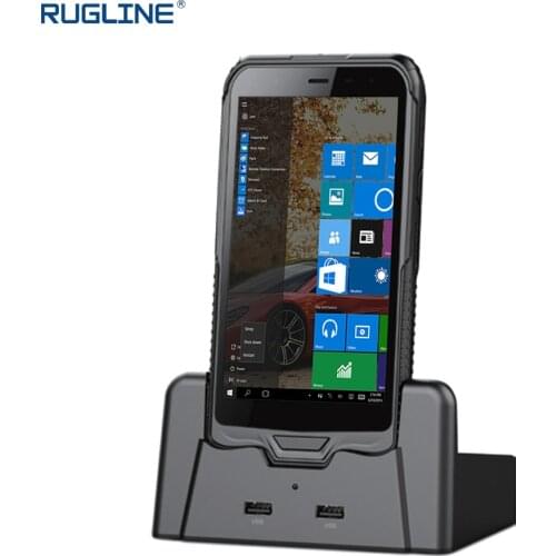 Windows 10 OS 6 inch PDA Rugged Handheld Terminal Barcode Reader Scanner 1D laser 2D QR Data Collector Honeywell