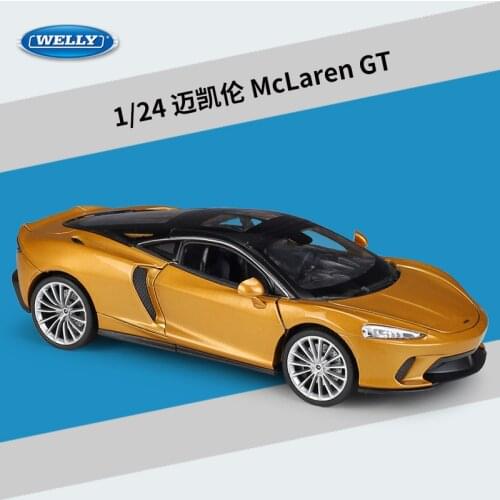 Welly 1:24 Diecast Car McLaren GT Sports Car Classic High Simulator Metal Alloy Toy Car Model Car For Children Gift Collection