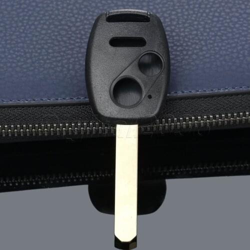 Yetaha 2+1 Buttons Uncut Blade Replacement Keyless Remote Key Fob Shell Case For Honda Accord Civic CR-V Pilot Fit Car-covers
