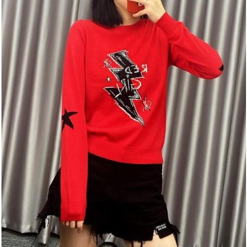 Women Sweater 2020 Autumn / Winter New Round Neck Long-sleeved Slimming KnitSweater Female Pullovers