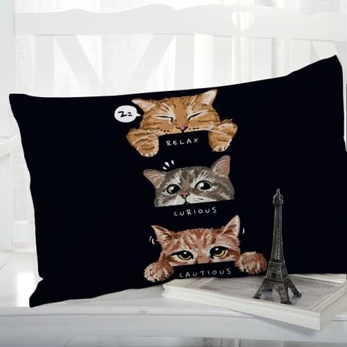 1pc Pillow cover Pillow case Luxury Bedding Pillowcase Pillowcovers decorative 50x70 Customizable size 3D Print animal Eyes