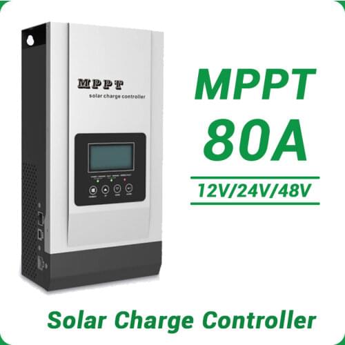 12V 24V 48V Solar Controller MPPT 80A Solar Charger Regulator Battery 36V Charger Max 150VDC Controller Regulator