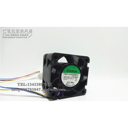 Free shipping cooling fan PSD1204PQBX-A B4797 DC12V 8.4W 4 WIRE