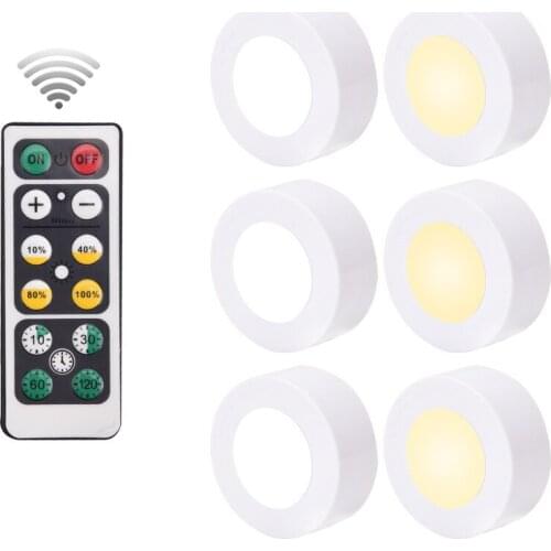 Dimmable Touch Cabinet Light Led Wireless Remote Control Timing Wardrobe Night Lamp for Home Bedroom cabinet Kitchen Lighting
