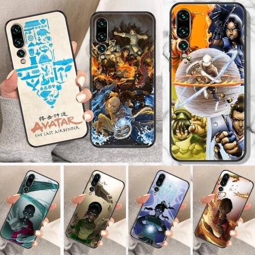 Avatar the Last Airbender Phone Case For Huawei P Mate P10 P20 P30 P40 10 20 Smart Z Pro Lite black soft funda pretty Etui