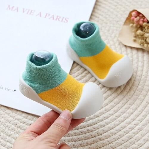 Spring and Autumn Childrens Floor Socks Baby Toddler Socks Baby Footwear Cotton Breathable Non-slip Soft Bottom Floor Shoes