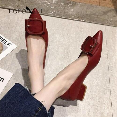 EOEODOIT Low-heeled Shoes