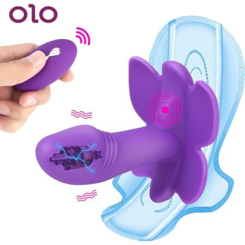 Vagina Massager Sex Toys for Women Clitoral Stimulator Butterfly Dildo Vibrator Panty Vibrator Wireless Remote Control 10 Speed