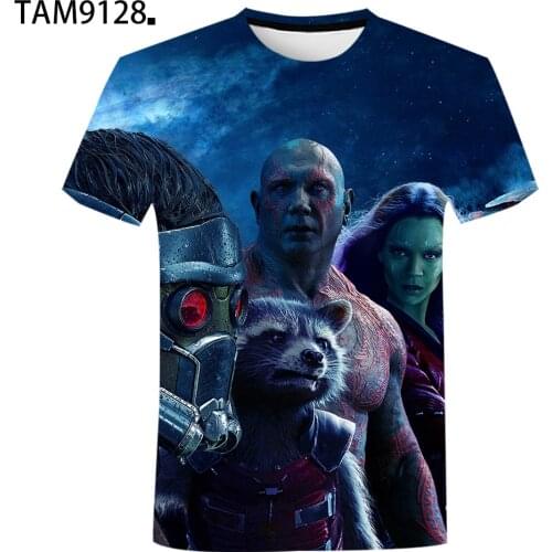 Guardians of the Galaxy 3D Print T-shirt Movie Men Women Fashion Streetwear oversize Tshirt Hip Hop T Shirt I Am Groot Unisex T