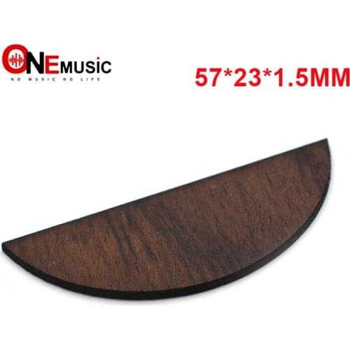 1 pcs Semicircle Shape Rosewood Acoustic Guitar Neck End Heel Cover Guitar Heel Cover Plate Shell for Guitar Luthier Material