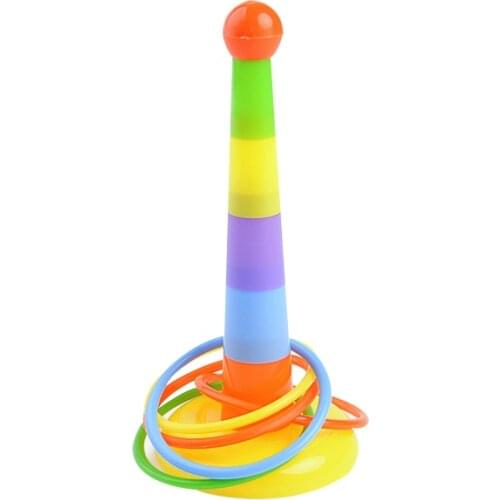 Bird Toy Activity Training Colorful Rings Funny Mini Ferrule Toy For Parrot Development Interactive Supplies Drop Shipping