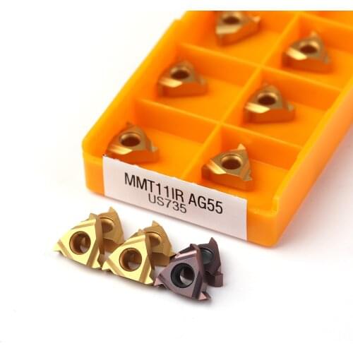 Thread Tools 11ER 11IR AG55 VP15TF US735 UE6020angle Thread turning tools CNC Lathe Tungsten Carbide Insert Cutter Tool