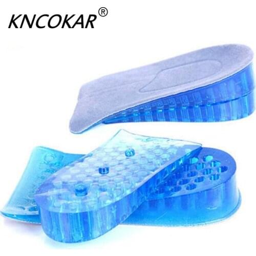 KNCOKAR 1 Pair Of High Quality Half A Mat Silicone Soft Insole Invisibility Insole For Both Men And Women xc08