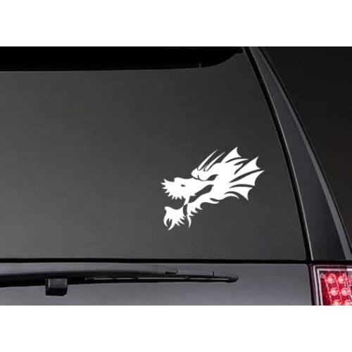 Cool Dragon Head Stickers Window Decal Vinyl Car Decals Modern Decoration Bumper ZP0460