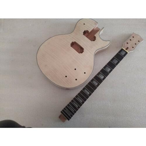 1 set unfinished Guitar Neck and body for LP style guitar kit