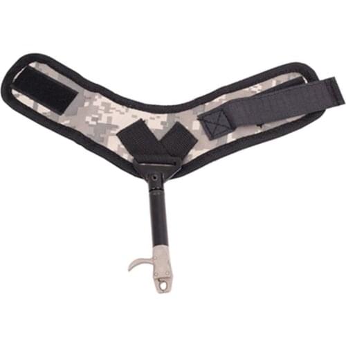 Cam Nylon Archery Wristband Release Aid Compound Bow Hunting Shooting Accessories Adjustable Length Bow Release