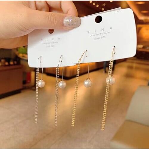 NEW ARRIVAL 925 Sterling Silver Earrings Findings Base Mountings Jewelry Parts Accessories for Pearls Beads Agate Jade