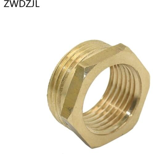 Brass male 3/4 to the 1/2 Female Garden tap adapter 3/4 Reducing 1/2 threaded Connector fittings 1pcs