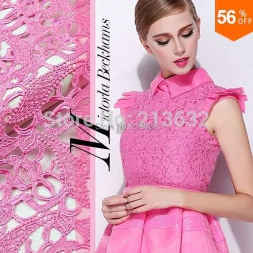 PQYY20 hollow out african guipure lace water soluble chemical lace fabrics for patchwork patchwork fabric cotton
