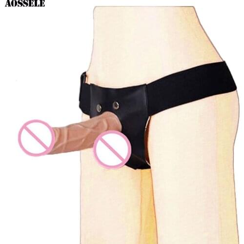 Strap On Realistic Dildo Vibrator Dildo Clitoris Stimulator Big Penis Adult Sex Toys For Women Men Gay Anal Dildo Erotic Toys