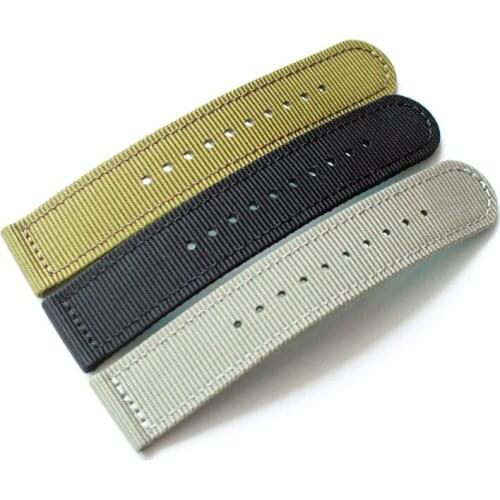 Black Gray Woven Nylon Watch Sport Strap Band For Samsung Galaxy Gear S3 S2 Classic Bands Amazfit 18mm 24mm 22mm 20mm Fabric ban